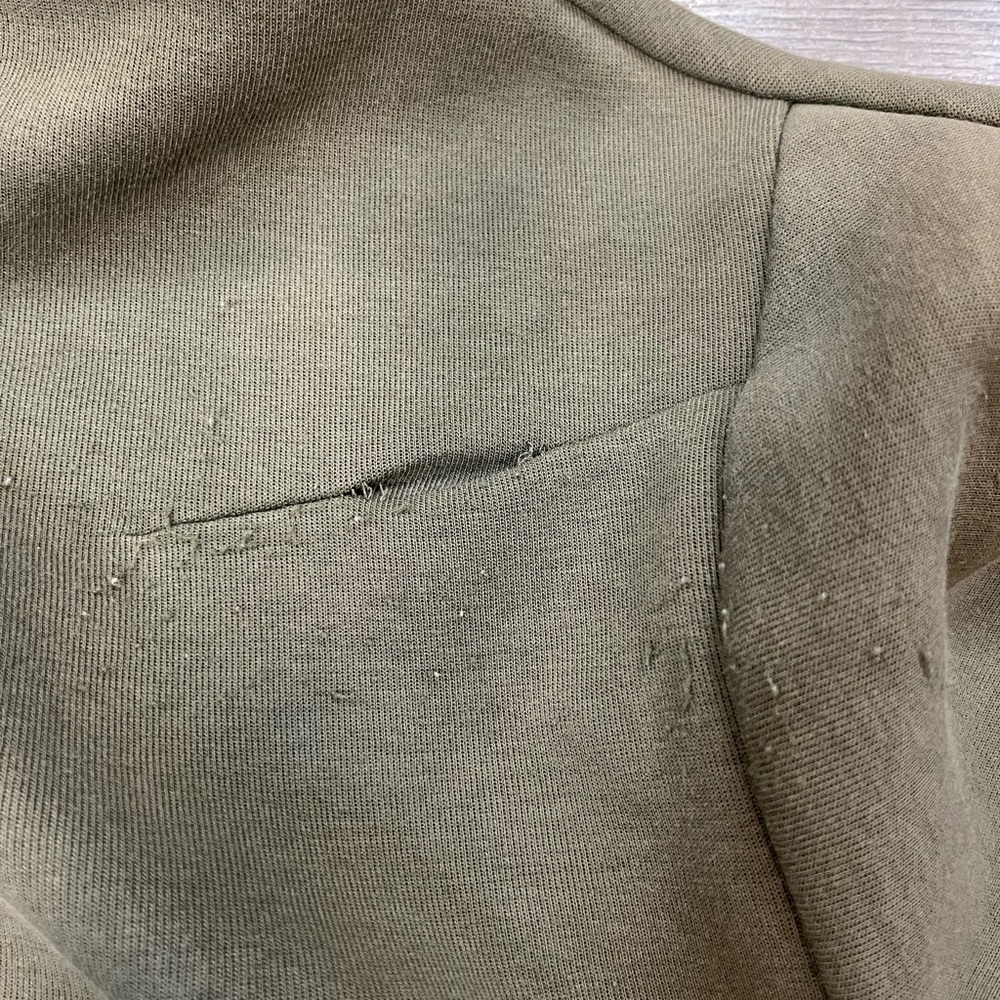 Nike Olive Green Zip-Up tech Hoodie - Picture 8 of 9